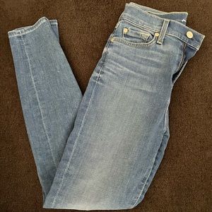 7 for all mankind High Waist ankle Gwenevere Size 25